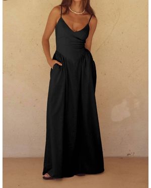 Runaway the Label Zephy Maxi Dress - Black