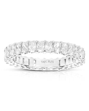 Vir Jewels 4 Cttw Radiant Lab Grown Diamond Eternity Ring Wedding Band - Metallic