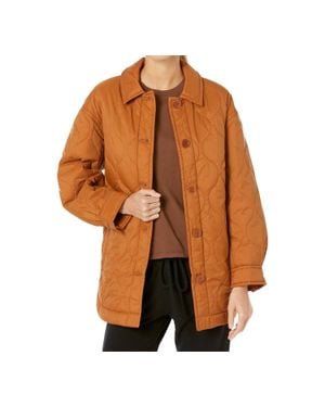 Madewell Airpuff Shirt Jacket - Brown
