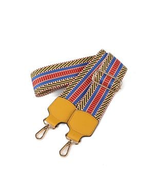 MKF Naya Webbing Crossbody Strap By Mia K - Yellow
