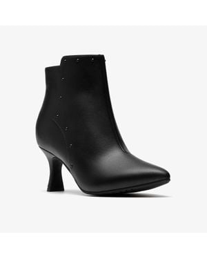 Clarks Kataleyna Madi 26184302 Boots Leather Kitten Heel Mew412 - Black