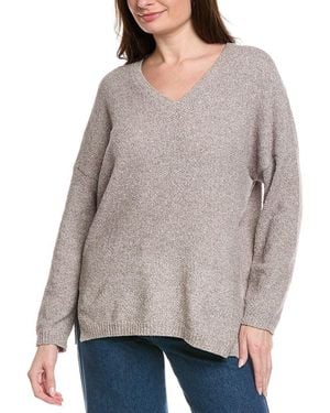 Natori Aura V-Neck Top - Gray
