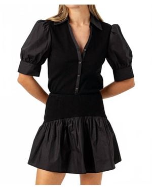 Sundays Marie Mini Skirt - Black