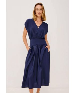 Rails Darla Knit Midi Dress - Blue
