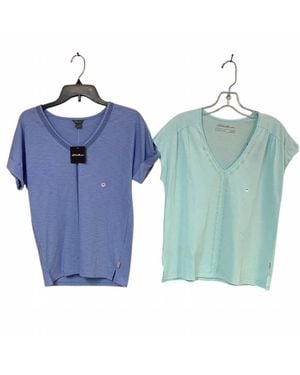 Eddie Bauer Daisy Slub Coast Climb Tank And Tee Shirt - Blue