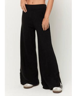Project Social T Beau Wide Leg Pant - Black