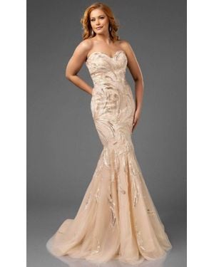 party plus size dresses Terani Evenings Dress 262E7099 – Alexandra's Boutique main image 1