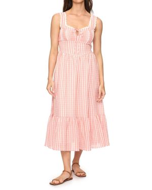 Flag & Anthem Virginia Pucker Peasent Dress - Pink