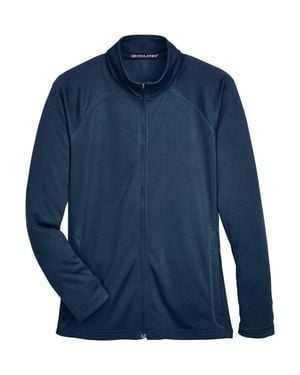 Devon & Jones Stretch Tech-Shell Compass Full-Zip Jacket - Blue