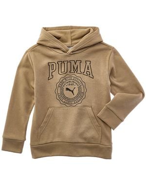 PUMA Squad Pack Fleece Hoodie - Natural