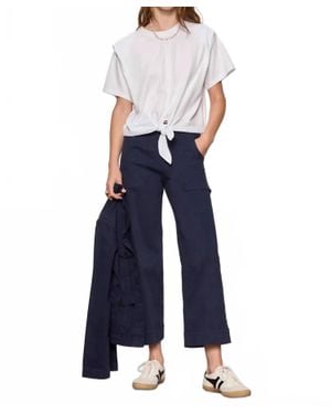 Sanctuary Insider Crop Straight Leg Pants - Blue