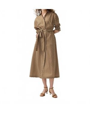 ANN MASHBURN Charlie Shirtwaist Dress - Natural