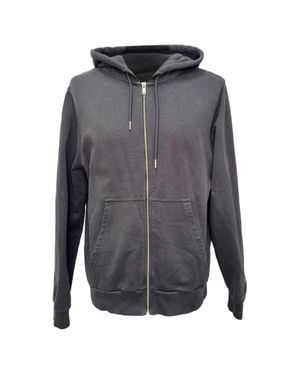 Sandro Logo-Embroidered Zipped Hoodie - Gray