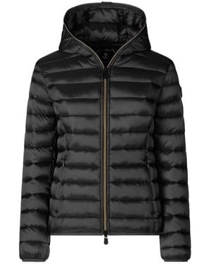 Save The Duck Alexa Lightweight Cropped Puffer Jacket - Black