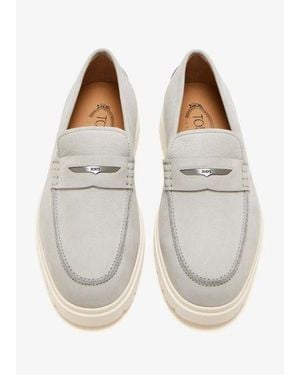 Tod's Calfskin Loafer - Gray