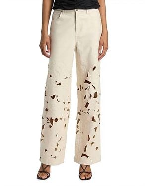 Jonathan Simkhai Betty Straight Leg Jean - Natural