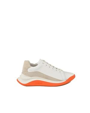 Sportmax Low-Top Sneakers With Sole - White
