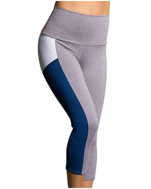 Onzie Stunner Capri Leggings - Blue