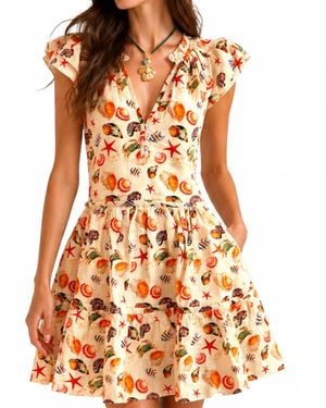Anna Cate Aimee Mini Dress - Orange