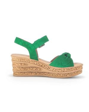 Gabor Platform Wedge - Green