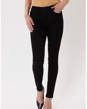 Kancan High Rise Basic Ankle Skinny Jean - Black