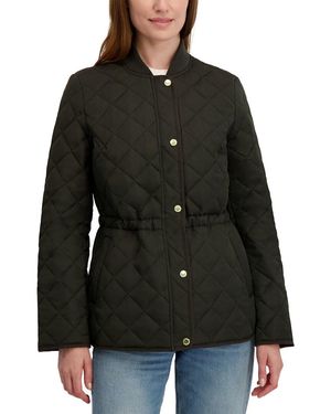 Laundry By Shelli Segal Snowchic Diamond Quilted Jacket - Black