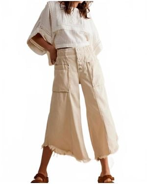 Free People Sun Setter Jeans - Natural