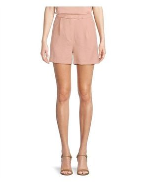 Skies Are Blue Sienna Eco-Friendly Tailored Shorts - Pink