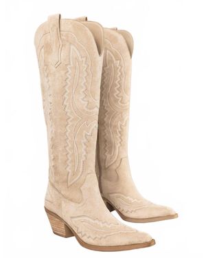 Miracle Miles Tess Cowgirl Boots - Natural