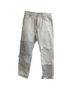 Acne Studios Patchwork Detailed Jeans - Gray