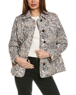 Jones New York Quilted Jacket - Gray