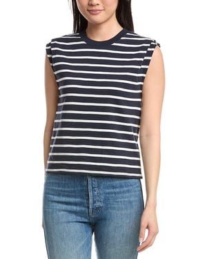 Nation Ltd Marina Muscle T-Shirt - Blue