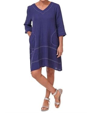 Tulip Clothing Bungalow Dress - Blue
