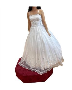 Fanny Floral Quinceañera Dress - Red