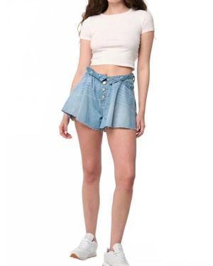 Blank NYC Head To Head Short - Blue