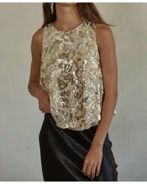 By Together Golden Avenue Top - Brown
