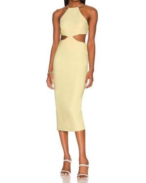 Misha Betty Midi Dress - Yellow