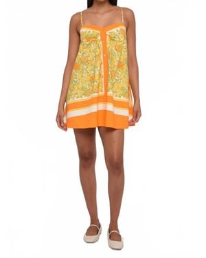 LOVE THE LABEL Nova Mini Dress - Orange