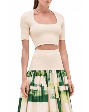 Alexis Azito Crop Top - Green