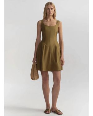 A.L.C. Vea Stretch Cotton Mini Dress - Natural