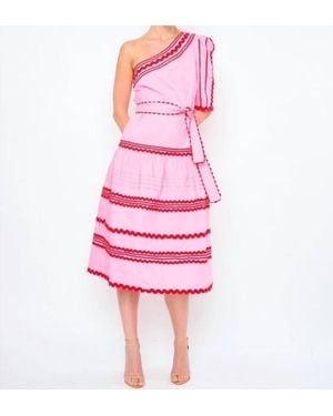 Flora Bea Off-Shoulder Kerrin Dress - Pink