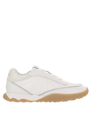 Pinko Fabric Glitter Panel Sneakers - White