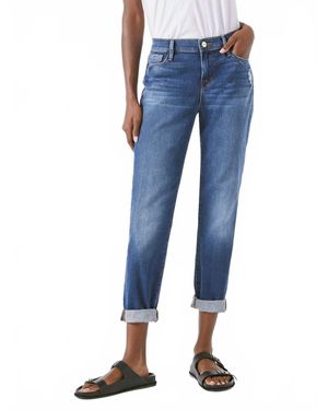 FRAME Le Garcon Boyfriend Jeans - Blue