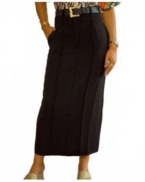 Miou Muse Classic Maxi Skirt - Black