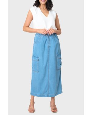 Sanctuary Parachute Skirt - Blue