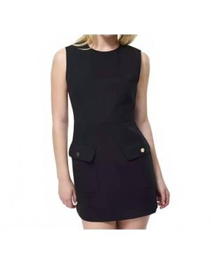French Connection Azra Twill Two Pocket Dress - Black