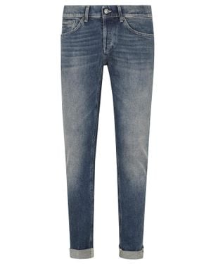 Dondup Medium George Skinny-Fit Cotton Jeans - Blue