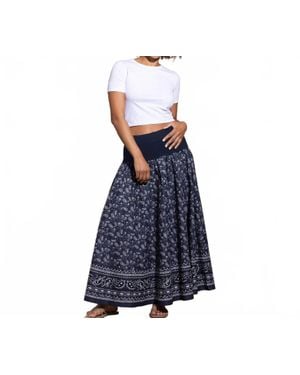 Go> By Go Silk On The Yolk Skirt - Blue