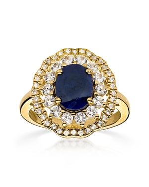 Ross-Simons Sapphire And Topaz Ring - Blue