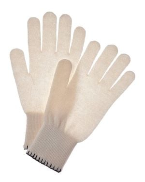 Brodie Cashmere Whipstitch Cashmere Gloves - White